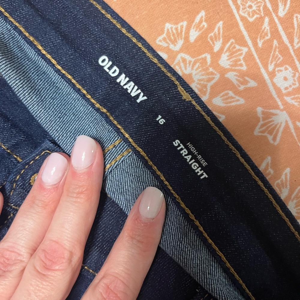 Old Navy Blue High Rise Denim Jeans